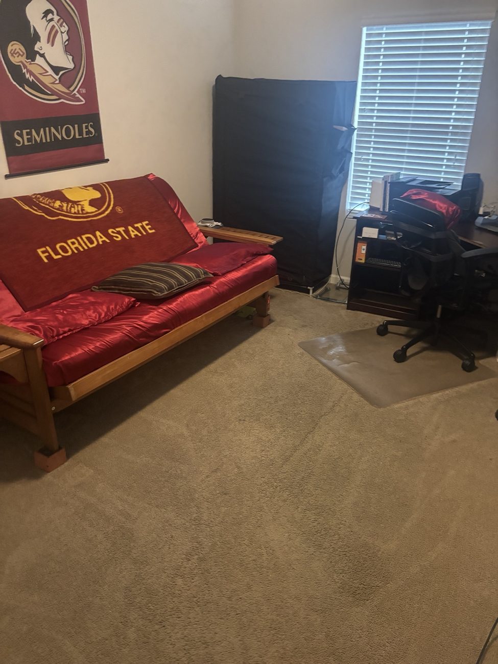 Same room after cleaning and organizing